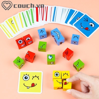 Bộ Đồ Chơi Lắp Ráp Mô Hình Thay Đổi Khuôn Mặt Cho Bé