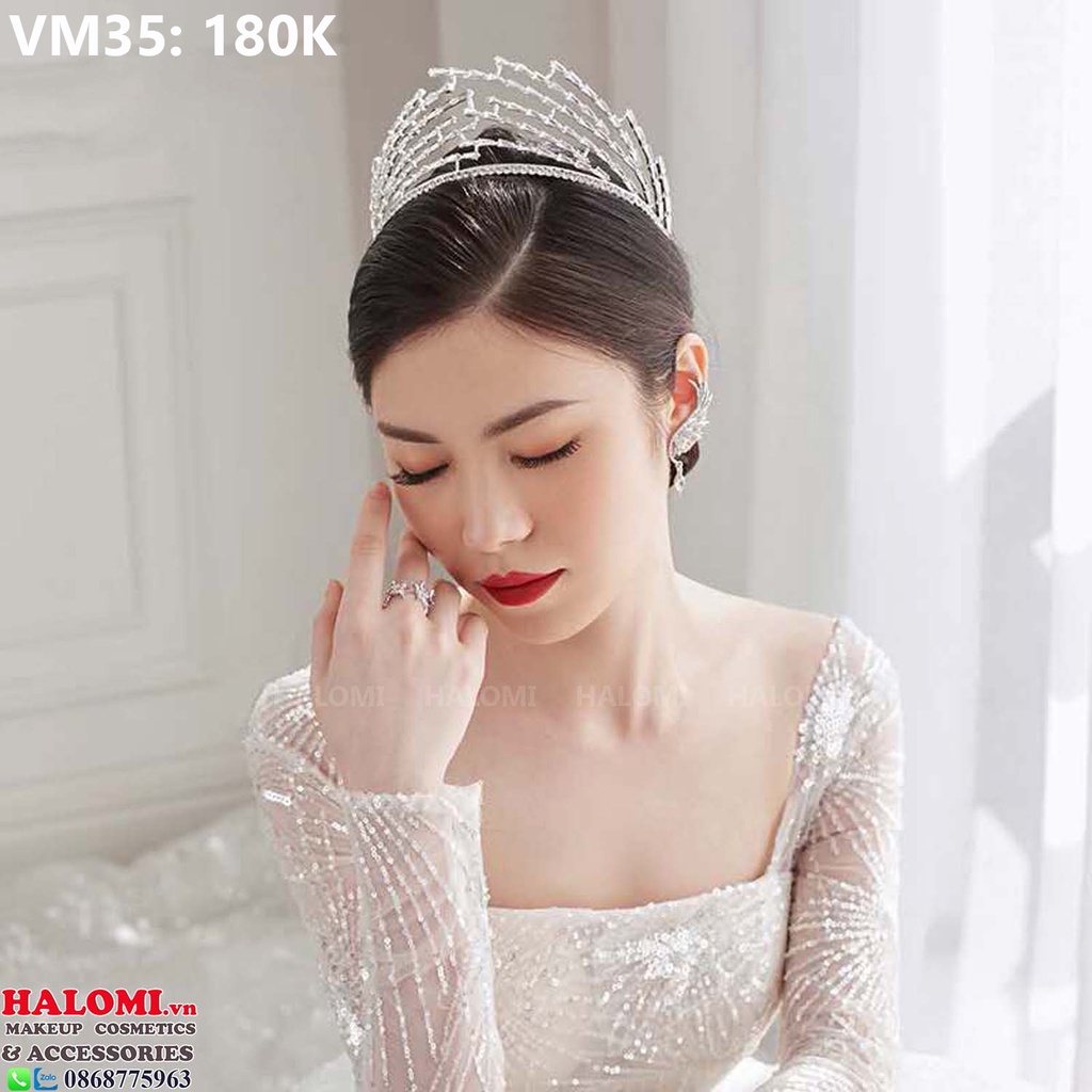 Vương miện cô dâu các mã sang chảnh