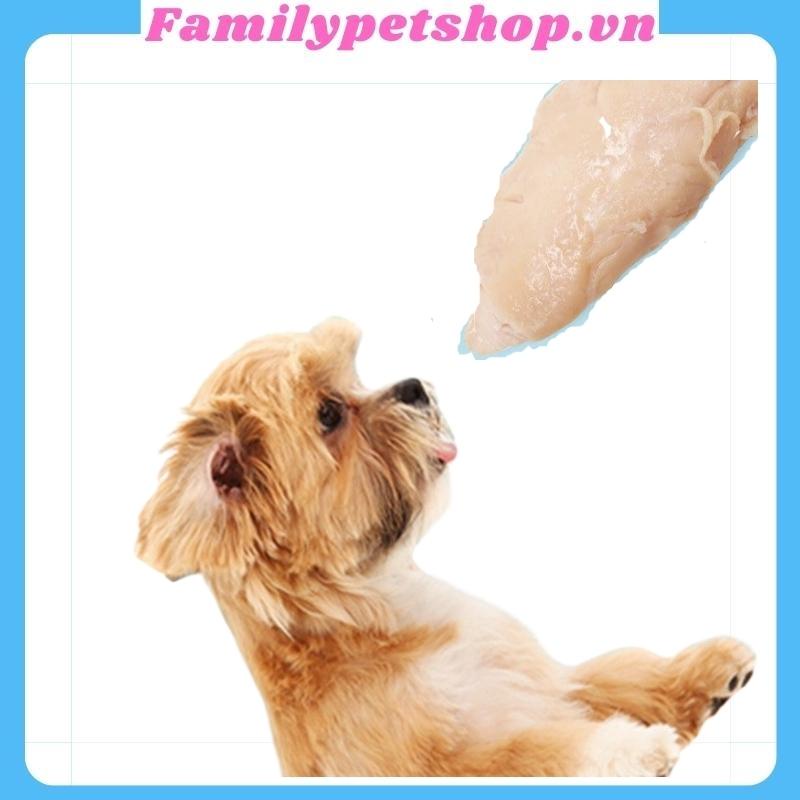 Thức ăn cho chó mèo-Ức gà hấp Masti cho thú cưng- gói 40g-familypetshop.vn