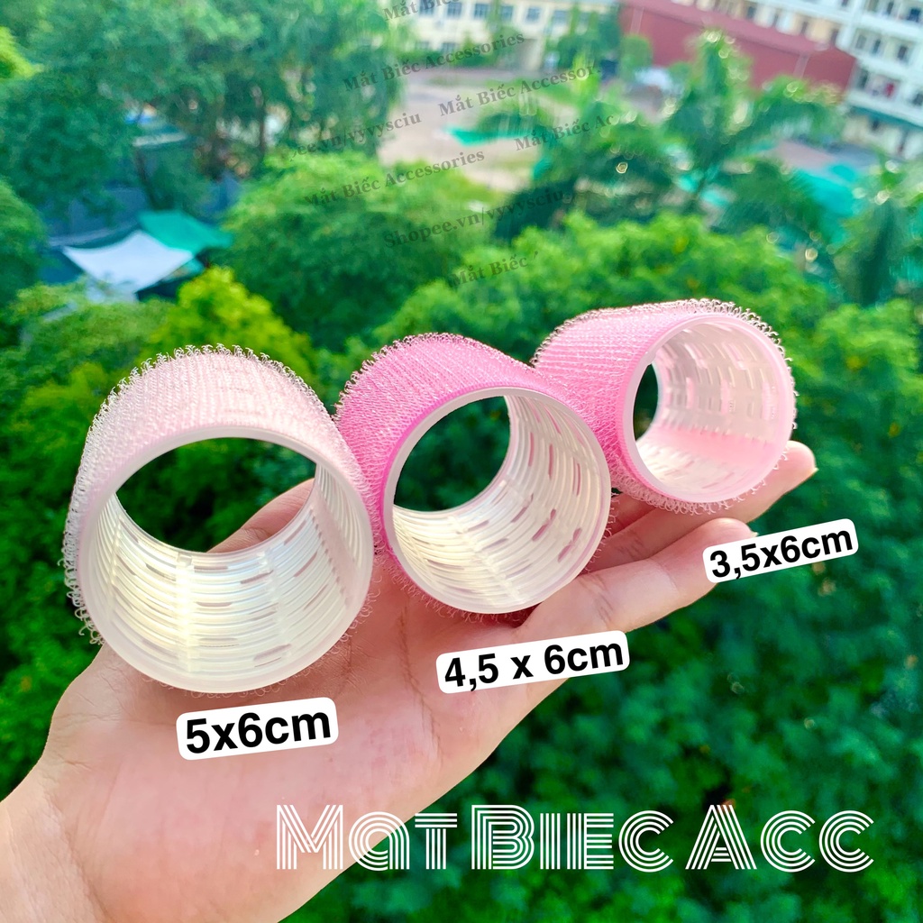 Lô cuốn tóc lõi nhôm đủ size uốn mái ngắn mái bay dài, uốn phồng chân tóc