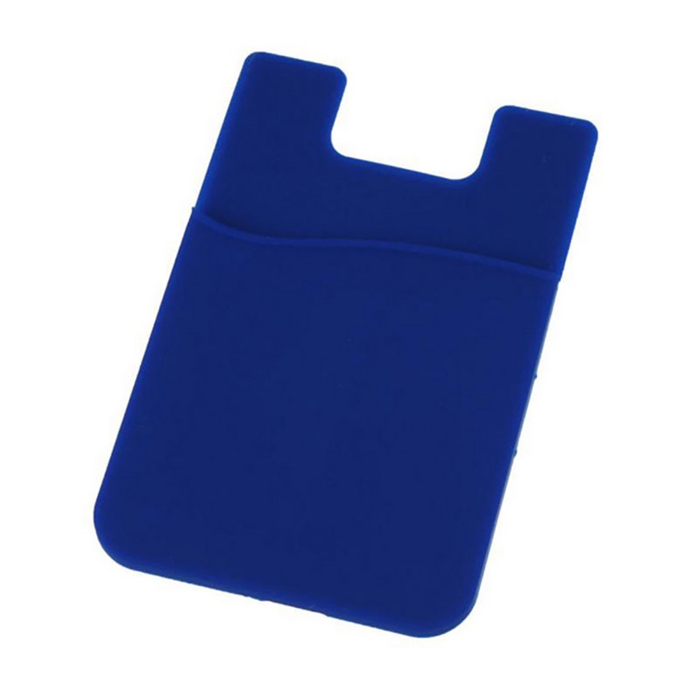 Ngăn đựng thẻ silicone dán mặt sau điện thoại tiện dụng