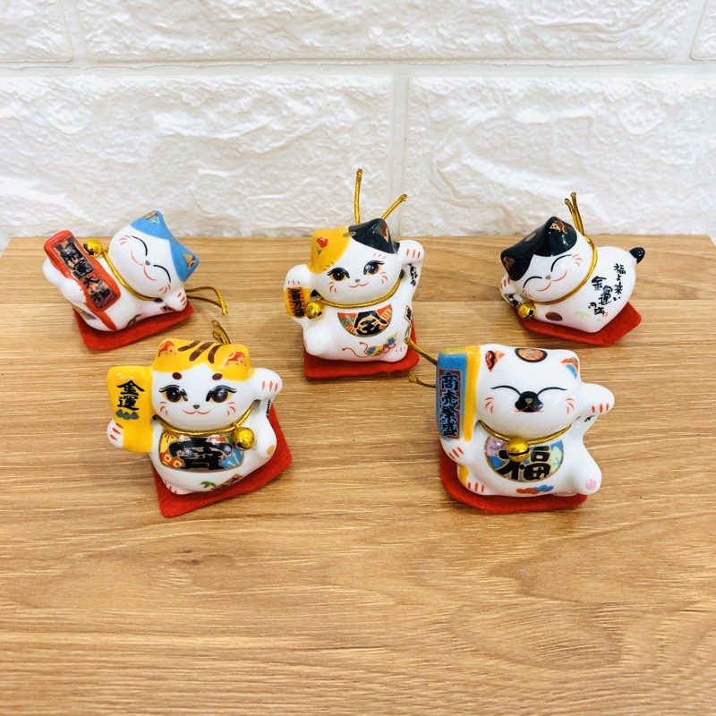 Mèo thần tài may mắn ( set 5 con )