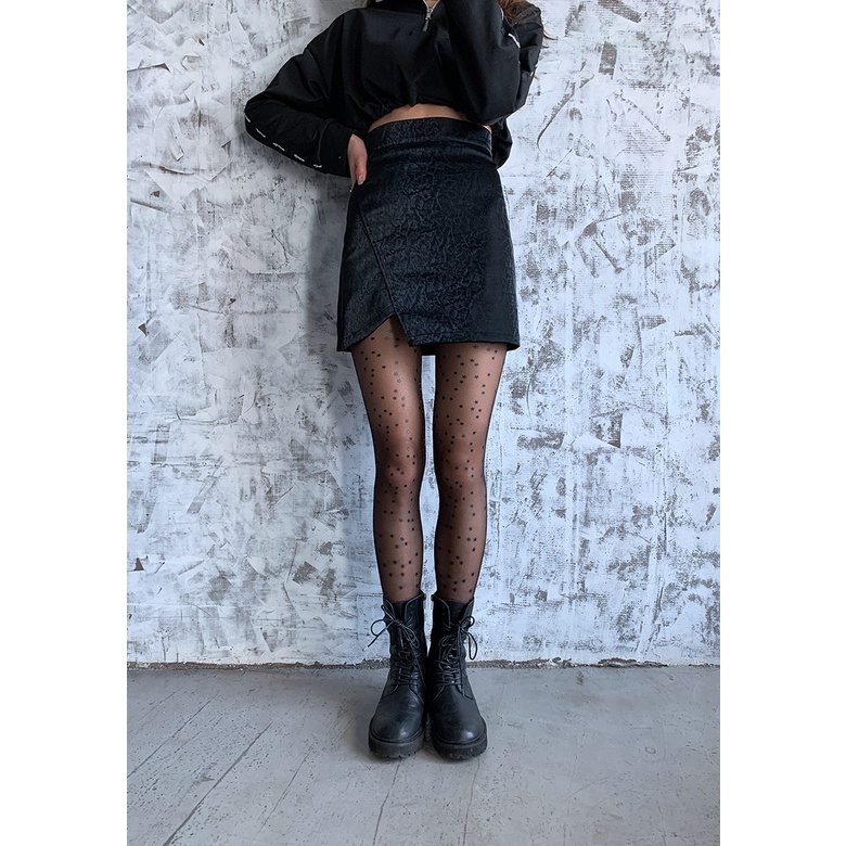 DUNEA Quần Tất Mỏng Trong Suốt Họa Tiết Ngôi Sao Xinh Xắn Cho Nữ