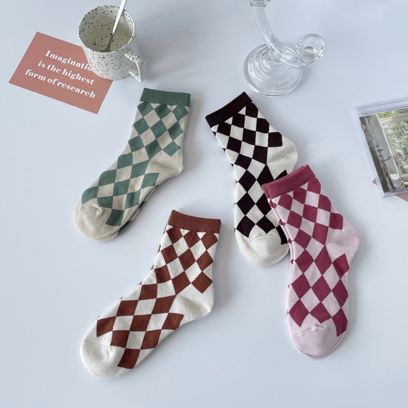 Vớ unisex quả trám cổ cao