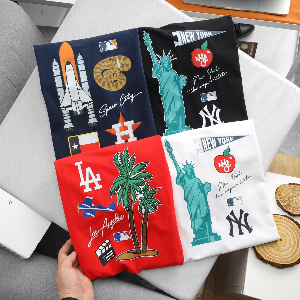 Áo thun nam cổ tròn SPACE CITY, áo phông unisex NICEMEN local brand full tag cotton 4 chiều vải dày dặn, mềm mịn