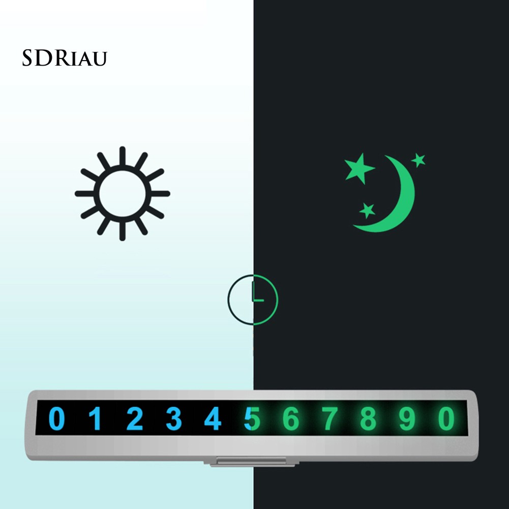 Bảng hiển thị số đậu xe phát sáng cho xe hơi