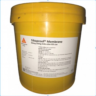 Sika proof Membrane (6kg) - Chống thấm gốc bitum - Màng lỏng chống thấm đàn hồi cao