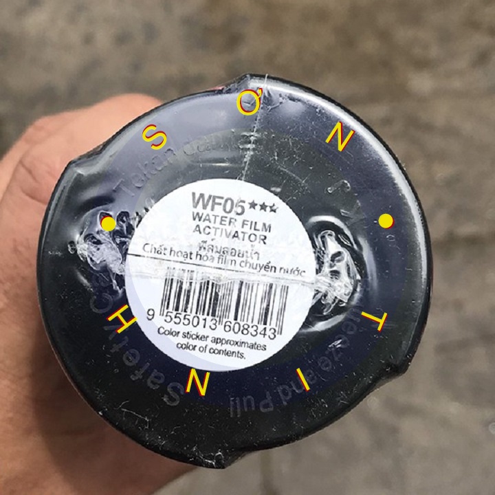 SƠN SAMURAI CHAI KÍCH HOẠT FILM CHUYỂN NƯỚC WF05