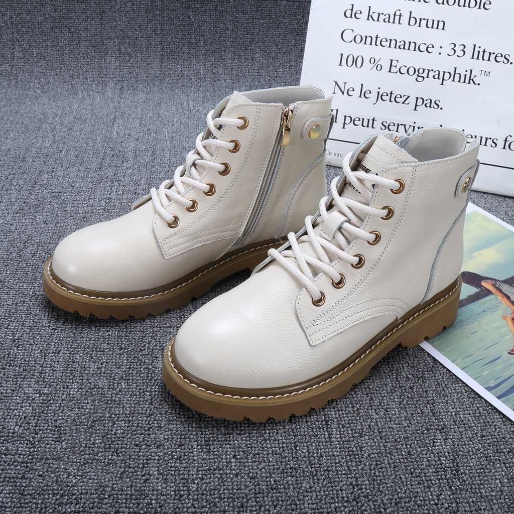 Bốt Nữ Đế đế độn cao 6 phân, kéo khoá ôm chân | BigBuy360 - bigbuy360.vn