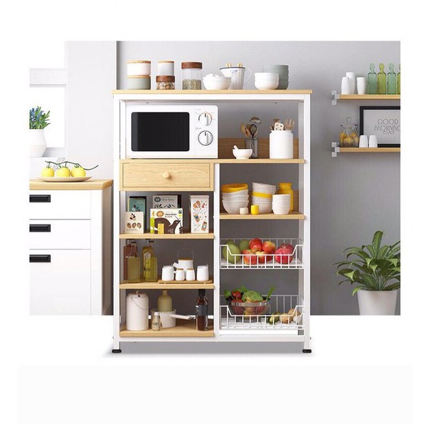 Kệ để lò nướng, lò vi sóng đa năng 5 tầng Khung sắt YL195 - 101x90x35 cm | BigBuy360 - bigbuy360.vn