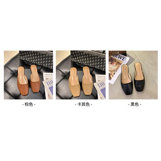 Dép Bít Mũi Đế Dày Thời Trang Nữ Tính