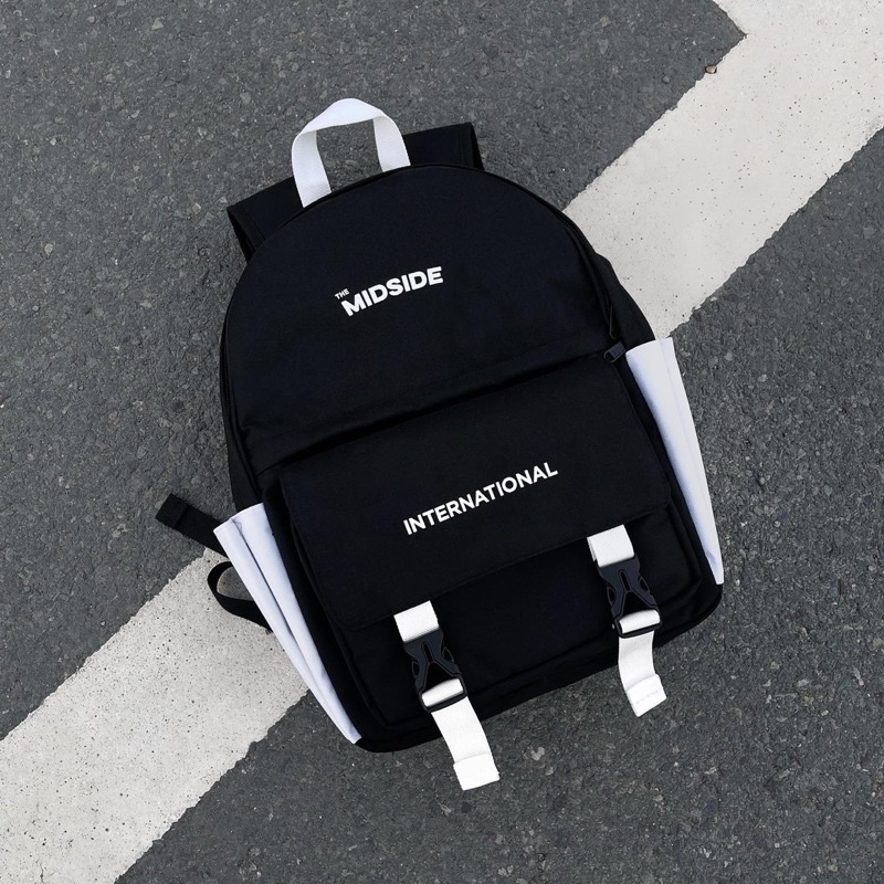 MIDSIDE BACKPACK SS1 ( Đen &amp; Trắng )