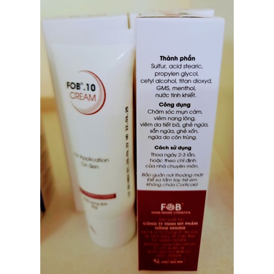 Kem Fob 10 chăm sóc mụn cám