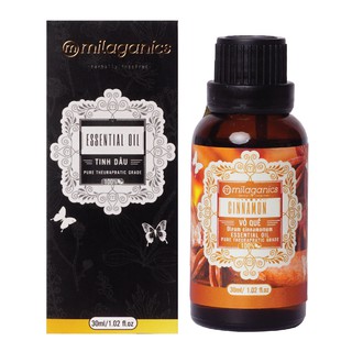 Tinh Dầu Vỏ Quế Milaganics Cinnamon Essential Oil 30ml