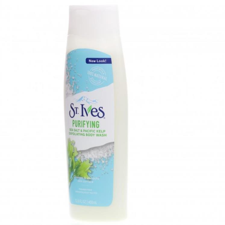 Sữa Tắm Muối Biển St. Ives Purifying Sea Salt Body Wash 400ml