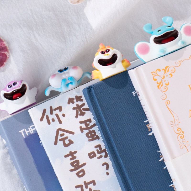 Blg Thẻ Đánh Dấu Sách Hình Động Vật Dưới Biển Vui Nhộn Dành Cho Học Sinh/Giáng Sinh