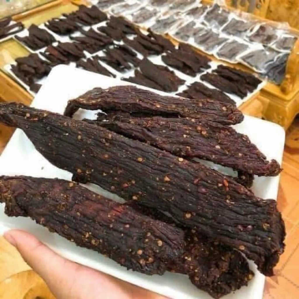 Thịt trâu gác bếp Tây Bắc gói 200gram tặng kèm chẩm chéo | BigBuy360 - bigbuy360.vn