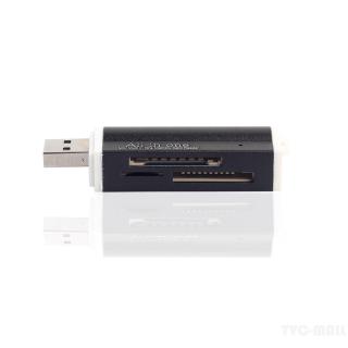 All-in-1 USB 2.0 Memory Card Reader for Micro MS (m2), MS Duo/MS PRO Duo, SD/MMC/SDHC/DC, Micro SD/T-Flash