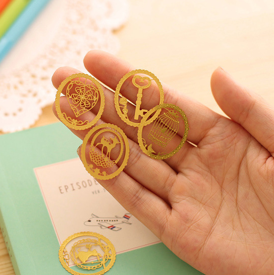 Thẻ Đánh Dấu Trang Sách Mini Họa Tiết Ren Sáng Tạo Dễ Thương