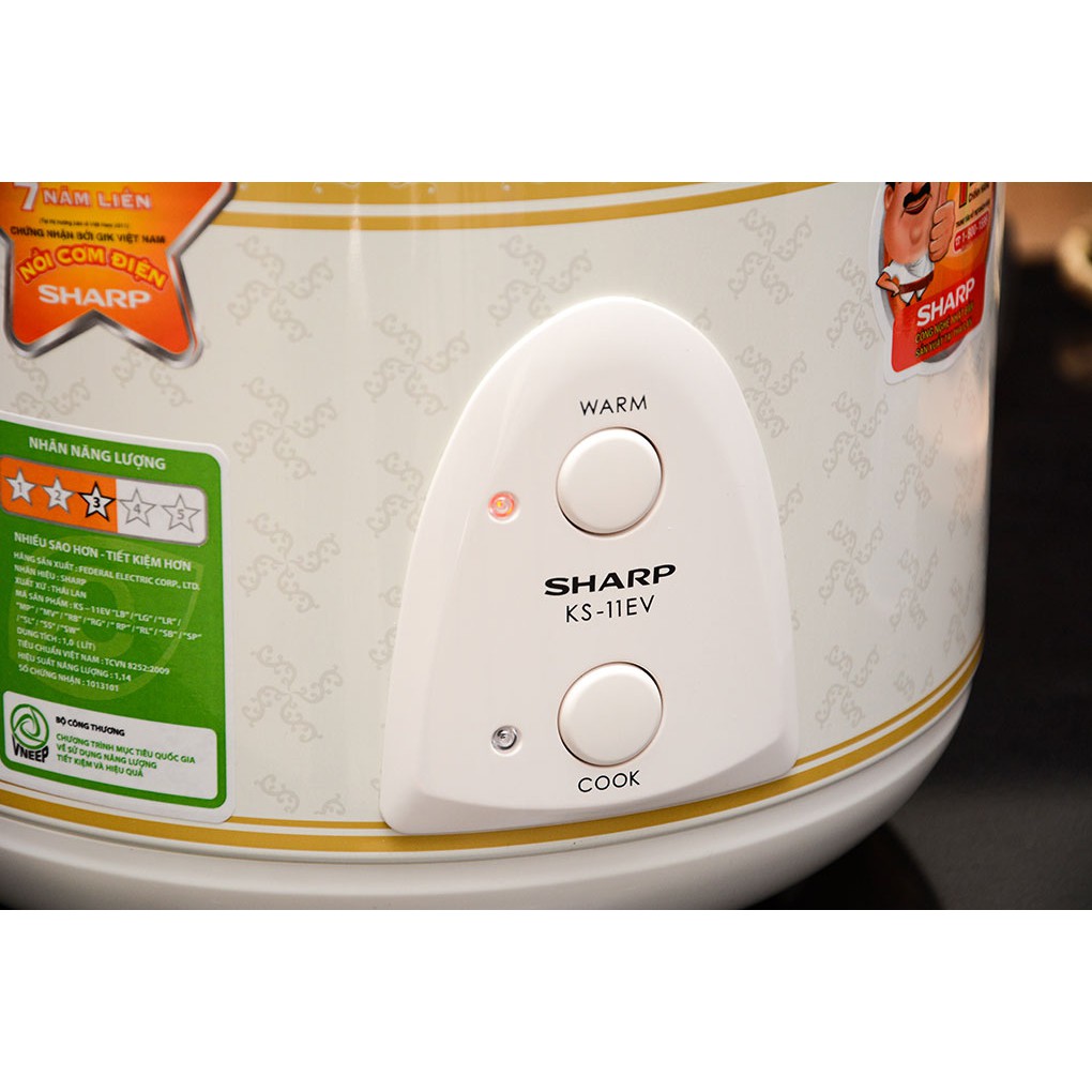 Nồi cơm nắp gài Sharp KS-11EV | BigBuy360 - bigbuy360.vn