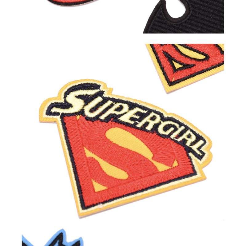 Sticker vải, patch thêu dán quần áo hình superman