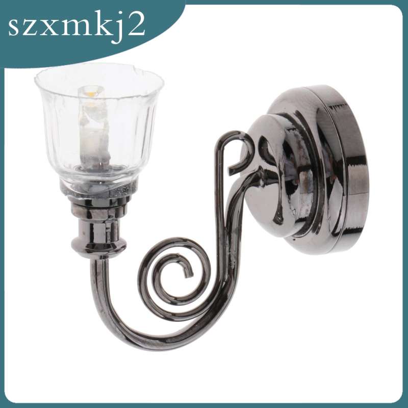 Đèn Gắn Tường Mini Chạy Pin Kiểu Cổ Điển 1: 12 Độc Đáo Trang Trí Nhà Búp Bê / Nhà Cửa