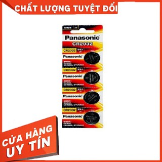 Pin cúc áo panasonic cr2032 vỉ 5 viên 3v lithium hàng chuẩn