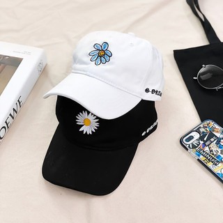 Mũ lưỡi trai thêu hoa cúc Unisex Ulzzang - Nón kết unisex