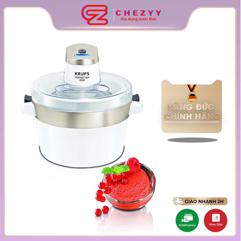 Máy làm kem Krups GVS241 Perfect Mix 9000 [Hàng Đức chính hãng]