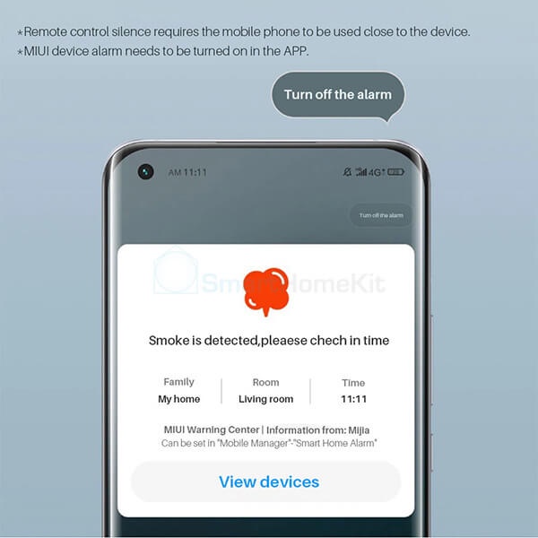 Cảm biến khói Xiaomi Mijia Honeywell - Bản Zigbee 3.0/ Bluetooth báo cháy, gas thông minh