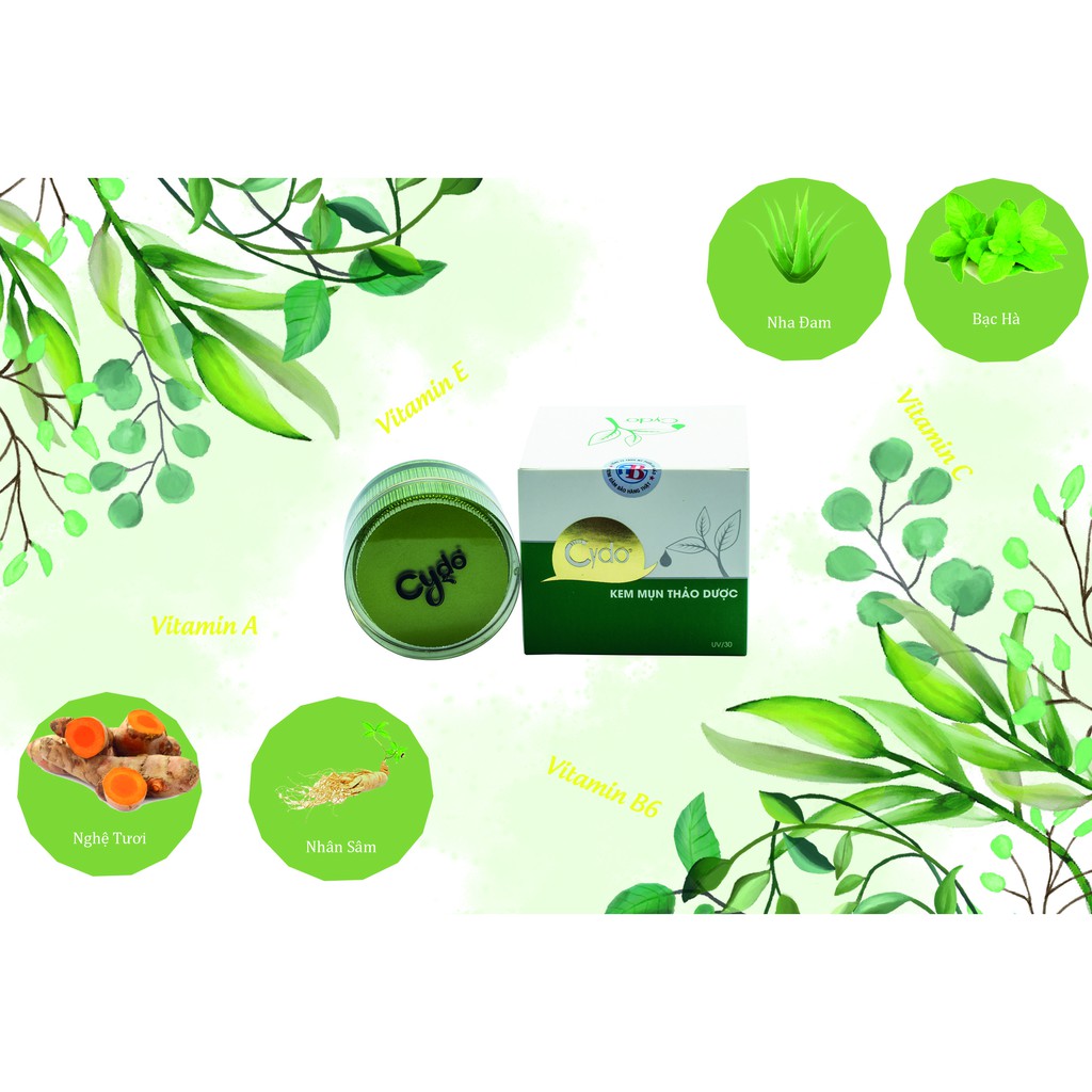 KEM MỤN THẢO DƯỢC CYDO CHÍNH HÃNG