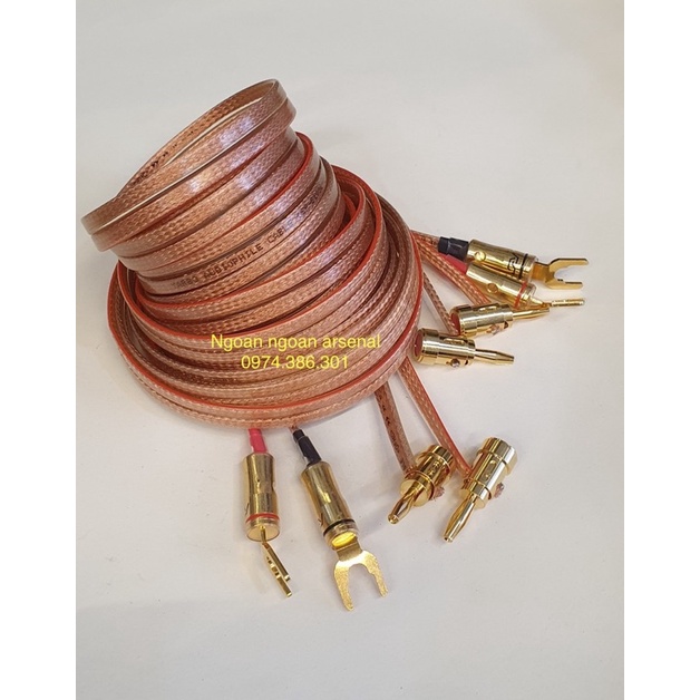 Cặp Dây loa bắp chuối càng cua hàng cao cấp HI-END nhập khẩu