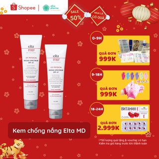 Elta MD UV Physical Broad-Spectrum SPF 41 Kem chống nắng 3 oz
