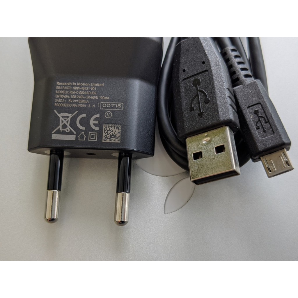 Sạc Cáp Blackberry bb 850 mAh Zin Chính Hãng