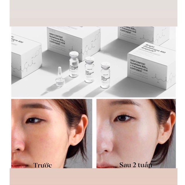 Tinh Chất Truyền Trắng Peacholic Bright Glutathione 800 Ampoule