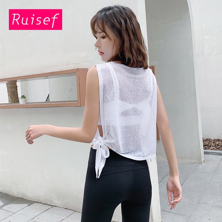 Áo Thun Thể Thao Sát Nách Dáng Rộng Nhanh Khô Thời Trang Cho Nữ