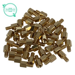 50 pcs brass screw pcb standoffs hexagonal spacers m3 male x m3 fem jduefheu25.vn