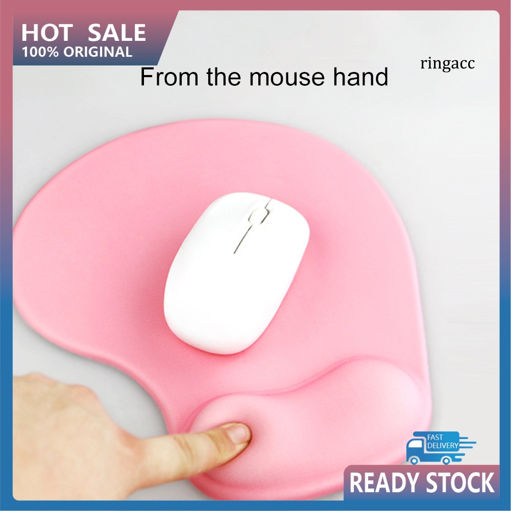 Miếng Lót Chuột Máy Tính Bằng Silicon Mềm Màu Trơn Chống Trượt