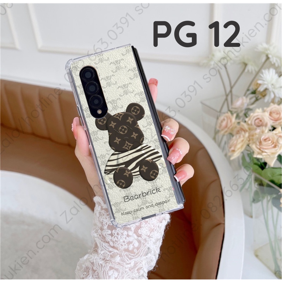 Ốp lưng Samsung Z Fold 4 /Z Fold 3/Z Fold 2 (ZFold4/ Zfold3/ Zfold2) dẻo viền chống sốc in hình thời trang, sang trọng