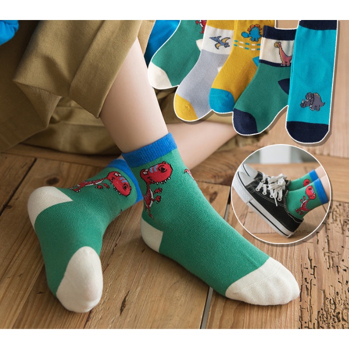 Set 5 đôi tất mùa đông bé trai bé gái