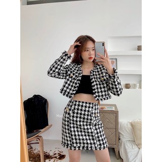 Set dạ tweed Diana set - MOONHEE