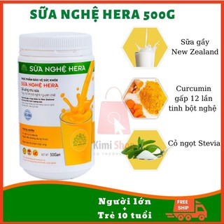 SỮA NGHỆ HERA 500gram- Hỗ trợ trị đau bao tử,Tốt cho phụ nữ sau sinh, Làm đẹp da
