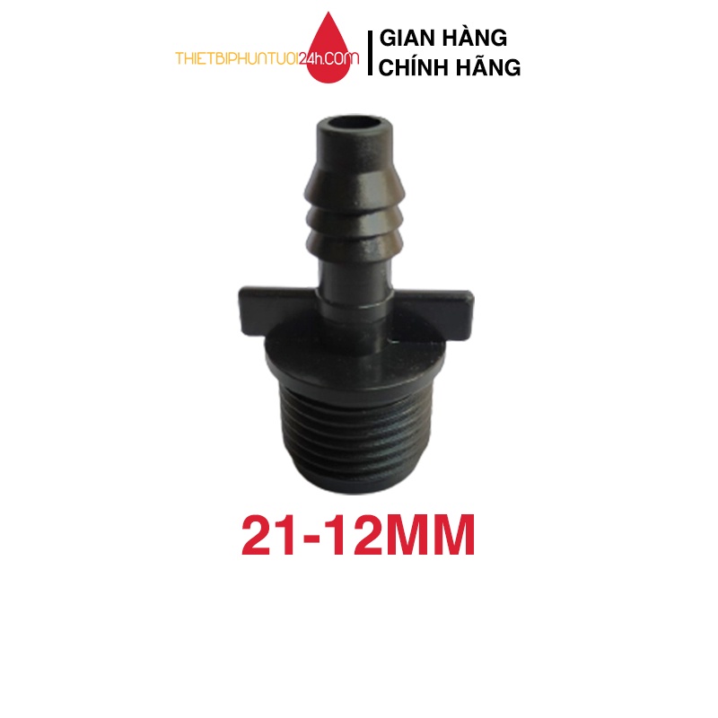 Đầu chuyển ren 21 chuyển từ ren 21 sang ống 10mm hoặc 12mm - MHL