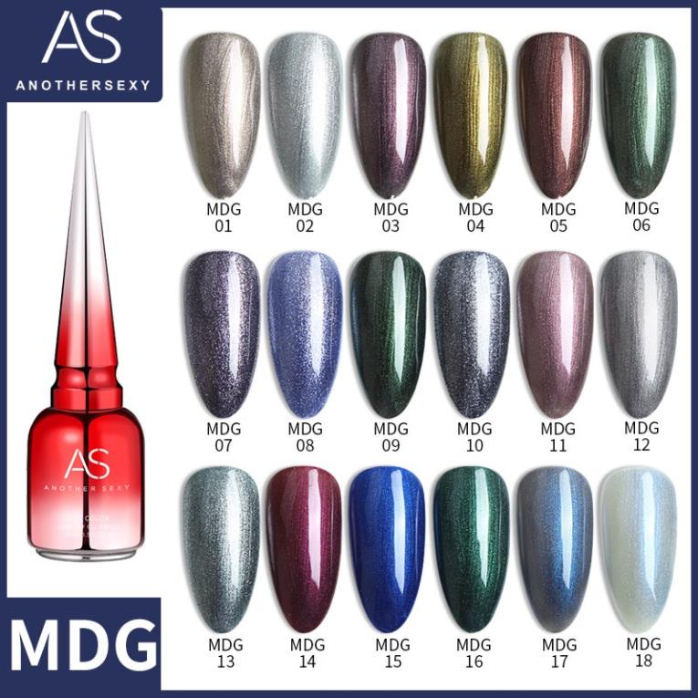Sơn Gel AS vỏ đỏ Mã MDG ( Cam Kết Chính Hãng - làm khô sơn gel bằng máy hơ uvled )