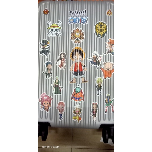 10 miếng Sticker anime dán vali, nón bảo hiểm, đàn, guitar, ukulele, laptop, điện thoại nhiều kiểu chống nước lâu phai