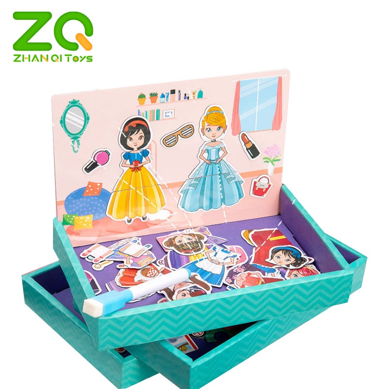 ZHAN QI TOYS Bộ đồ chơi xếp hình 3d dạy học sớm cho trẻ nhỏ tiện dụng
