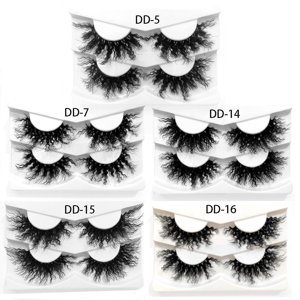 Xiantin Set 2 Cặp Lông Mi Giả XIANTIN Mềm Mại Nhẹ Nhàng Quyến Rũ