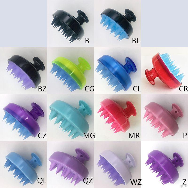 [Hàng mới về] Lược Silicone Mềm Mát Xa Da Đầu Đa Năng