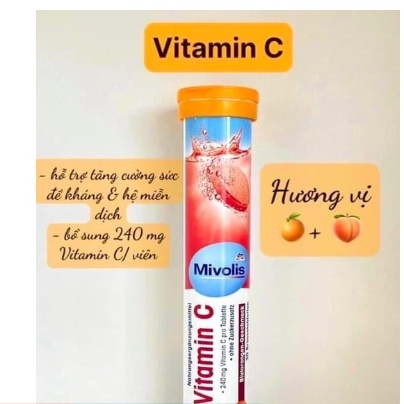 Viên C sủi Mivolis của Đức