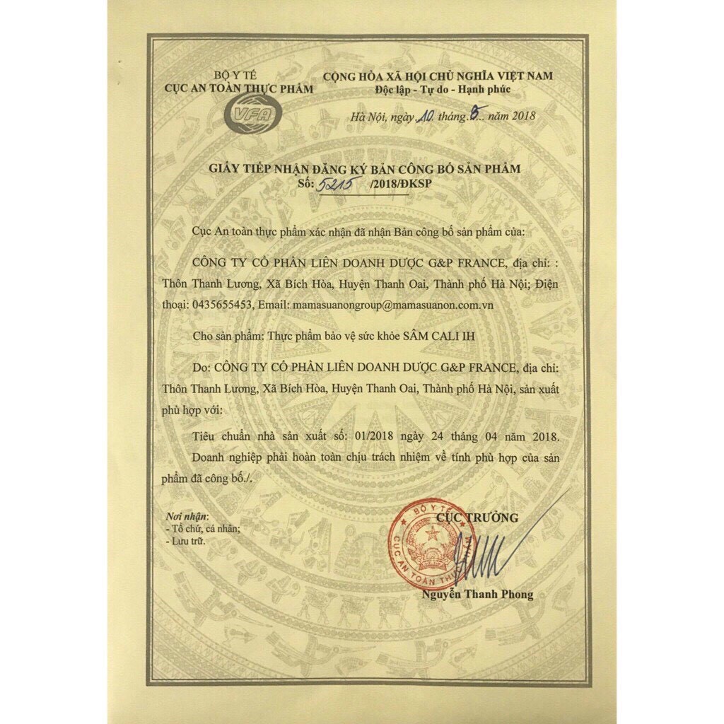 Sâm calinew - Sâm Caliperu G&P – Giúp bổ thận tráng dương, tăng cường sinh lý, tăng hormone nam, ngừa mãn dục sớm